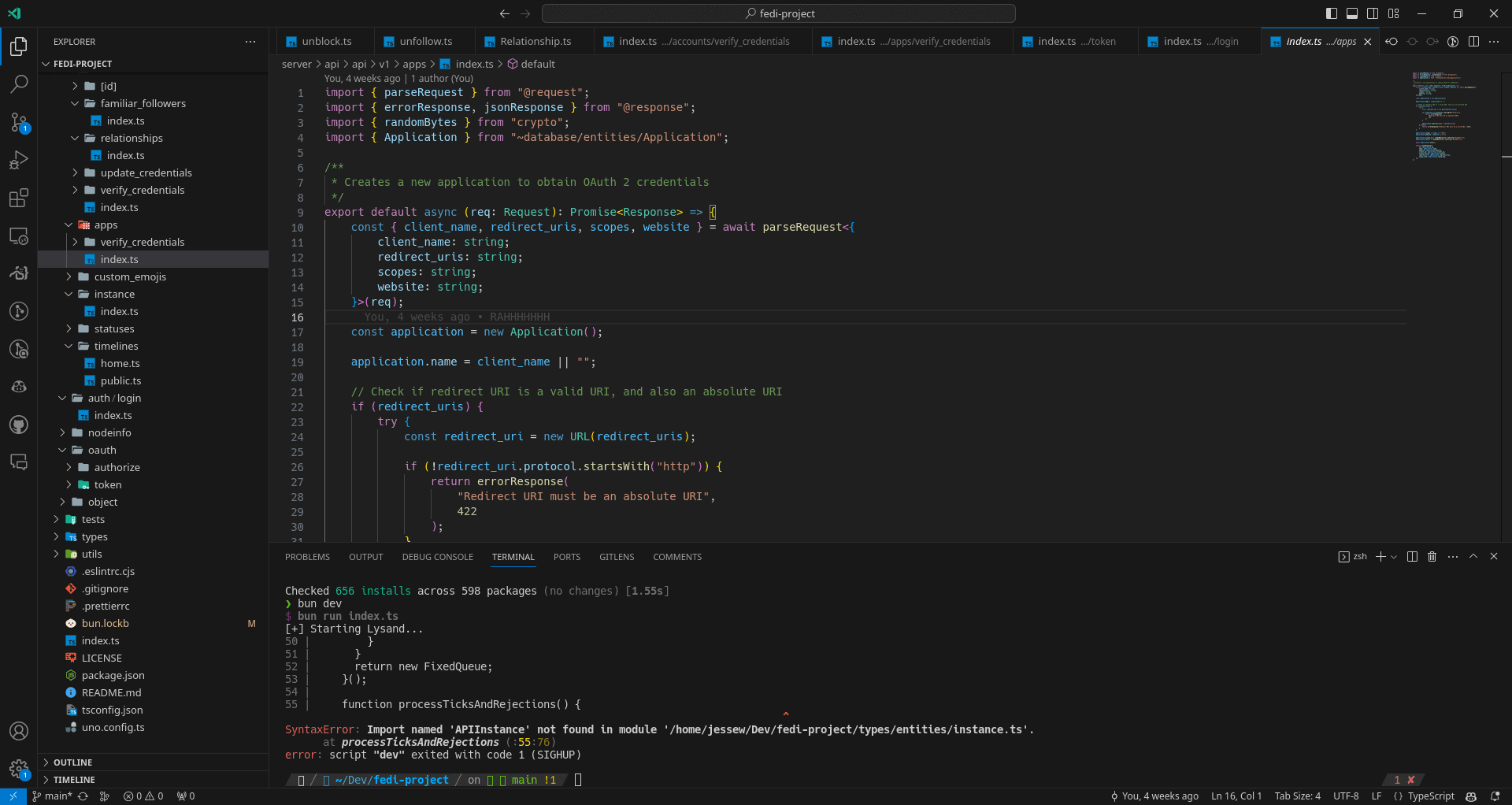 VSCode screenshot